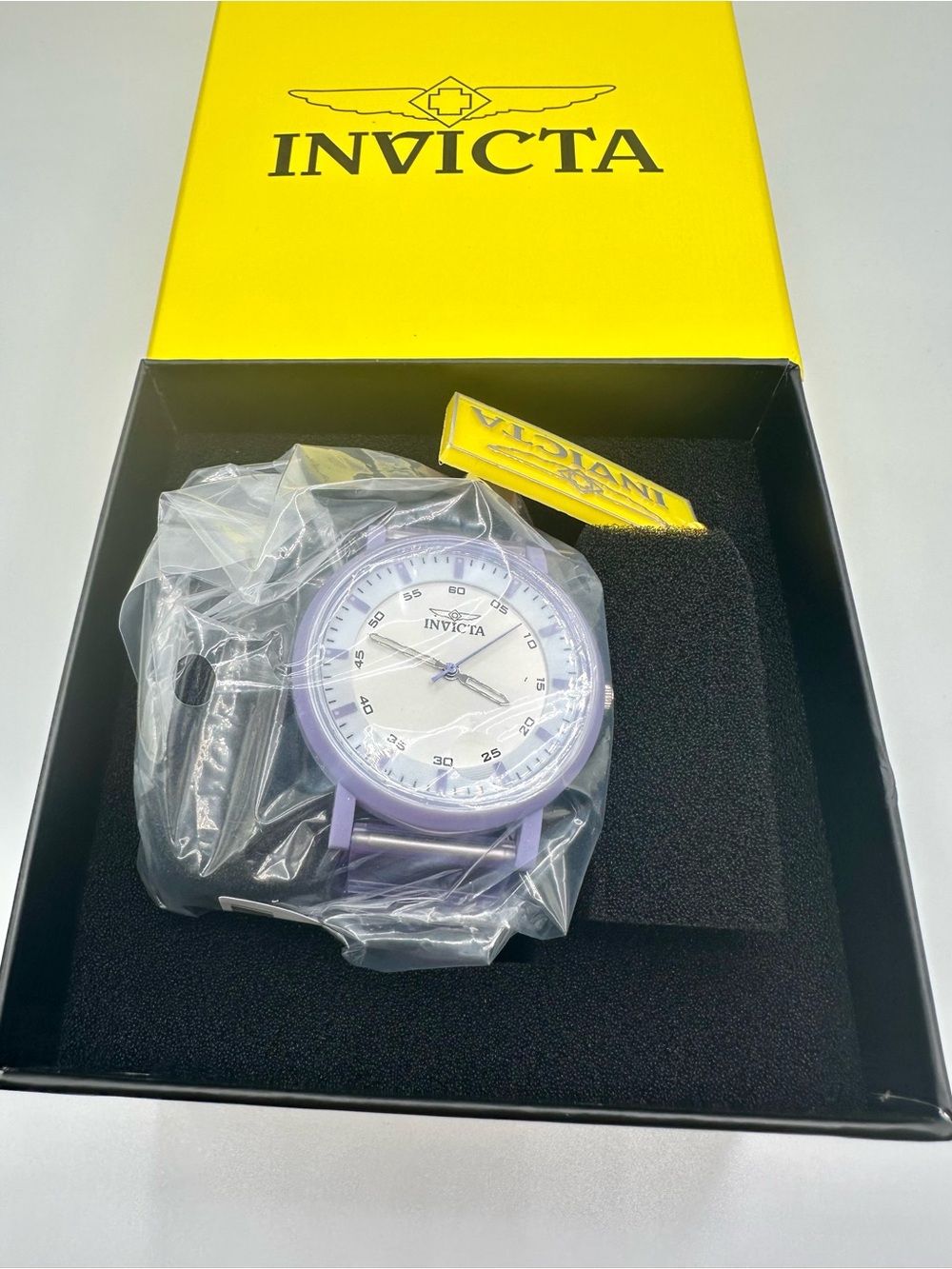 NEW✨ Invicta Angel Lady 40mm ABS Purple Quartz Watch 50748